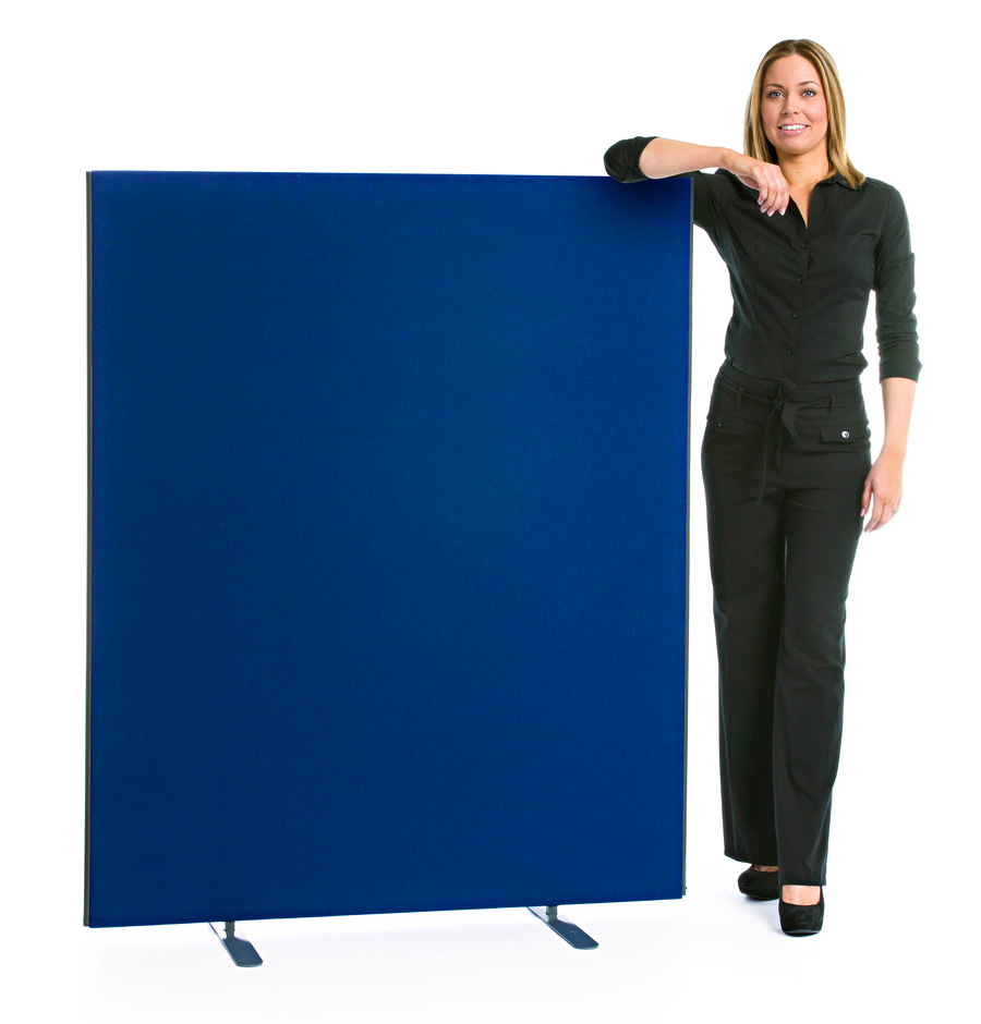 Speedy Office Screens 1600mm High Partition Blue
